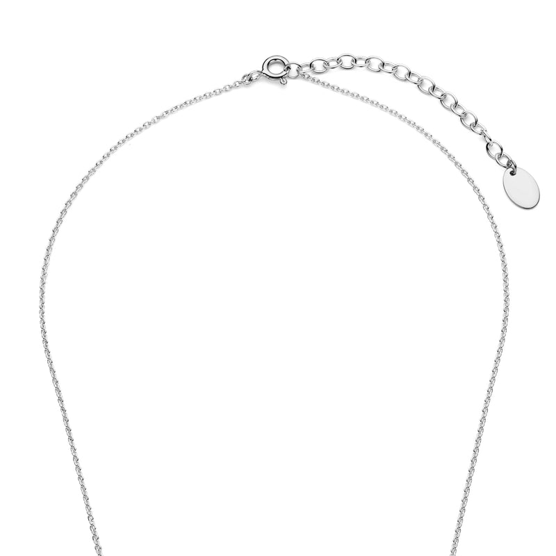 Violet Hamden Luna Collier en Argent 925 Sterling avec Lunes et Pierre de Zircon Blanc VH340043-zoom-