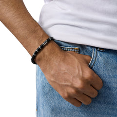 Diesel D Logo Silver Coloured Bracelet DX1574931