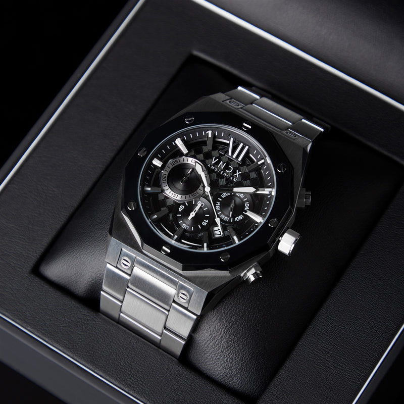 VNDX Wise Man Steel Hommes Montre Argent MS11885-01-zoom-