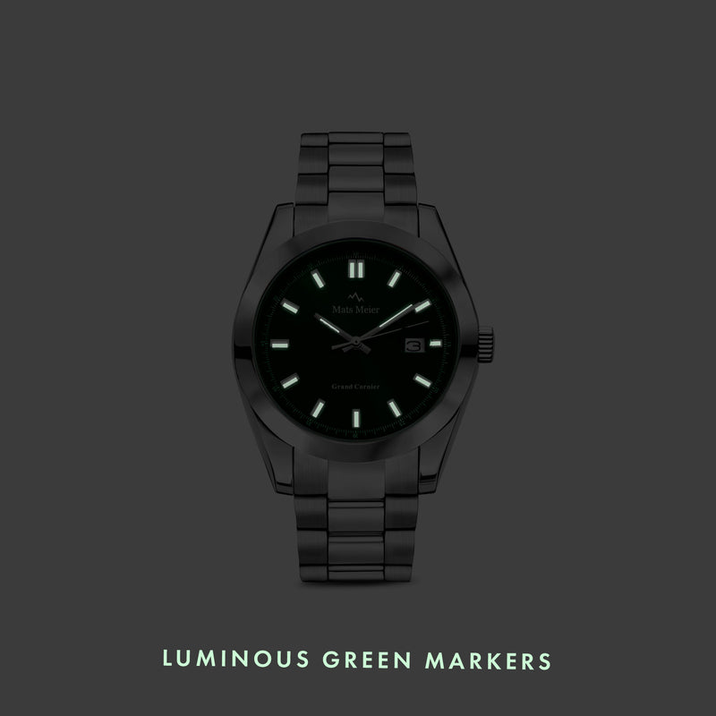 Mats Meier Grand Cornier Hommes Montre Argent MM00516-zoom-