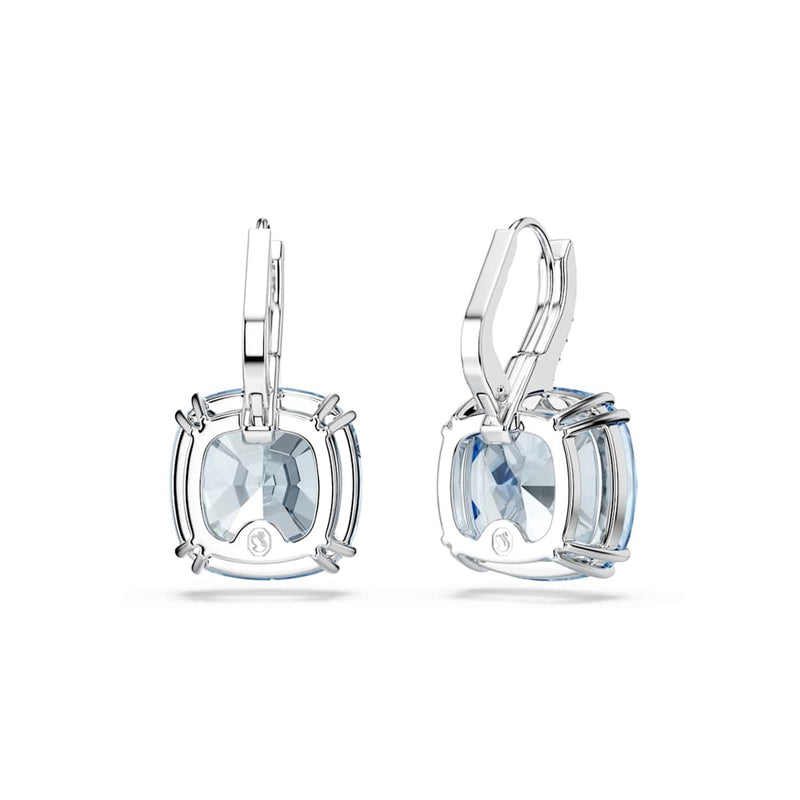 Swarovski Boucles d'oreilles Millenia argentées avec cristal bleu 5756150-zoom-