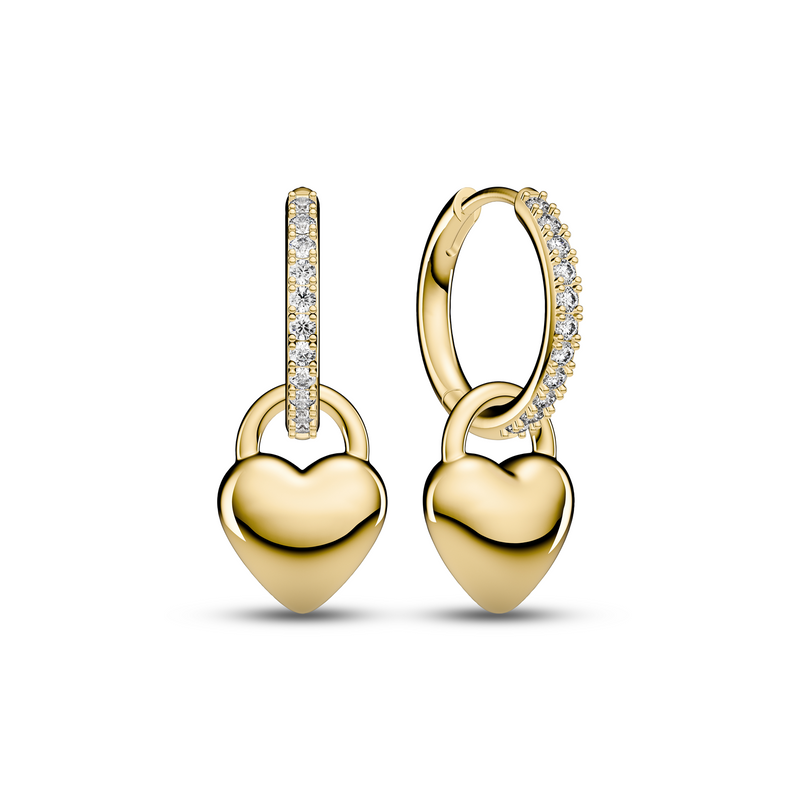 Sif Jakobs Julia Creolo Boucles d'oreilles plaquées or SJ-E2612-CZ-YG-zoom-