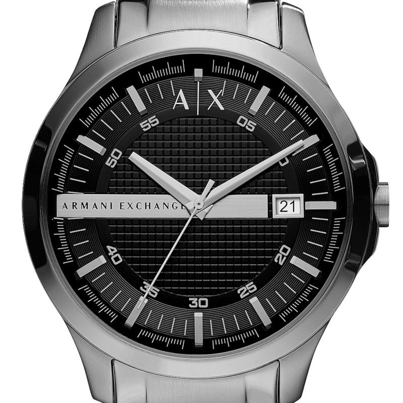 Armani Exchange Hampton Hommes Montre Gris AX2103-zoom-
