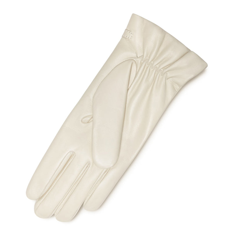Isabel Bernard Honoré Gants en cuir de chèvre crème Marcelia IB67001-372-7-zoom-