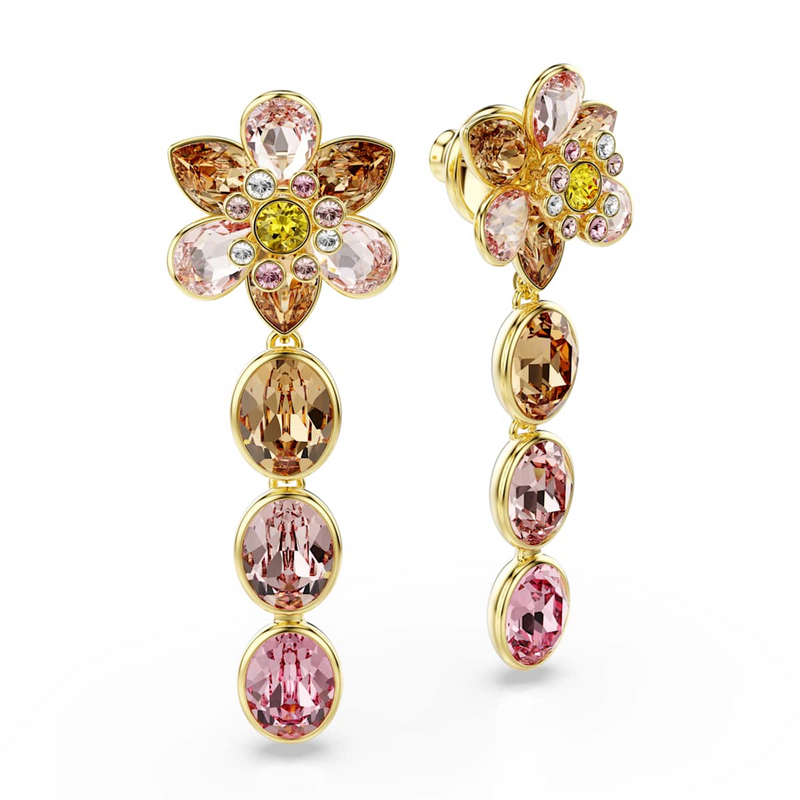 Swarovski Idyllia Boucles D'Oreilles Couleur Or 5732381-zoom-
