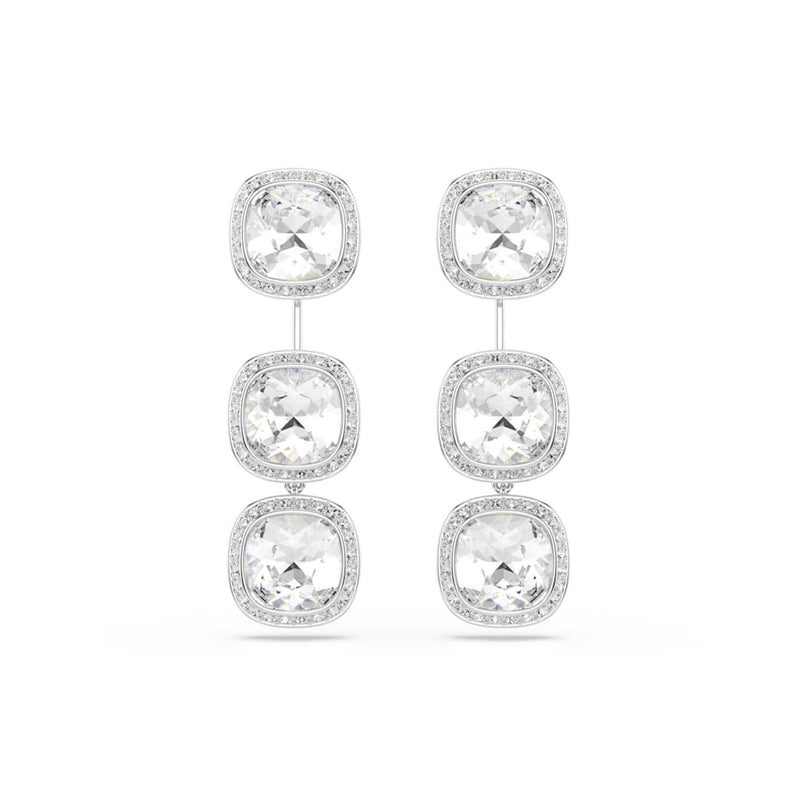 Swarovski Boucles d'oreilles Una Angelic Cushion argentées 5754342-zoom-