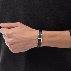 Hugo Boss BOSS Black Leather Bracelet HBJ1580783M