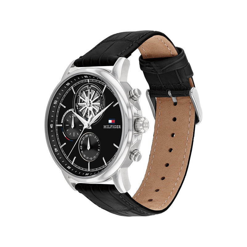 Tommy Hilfiger Hommes Montre Noir TH1710605-zoom-