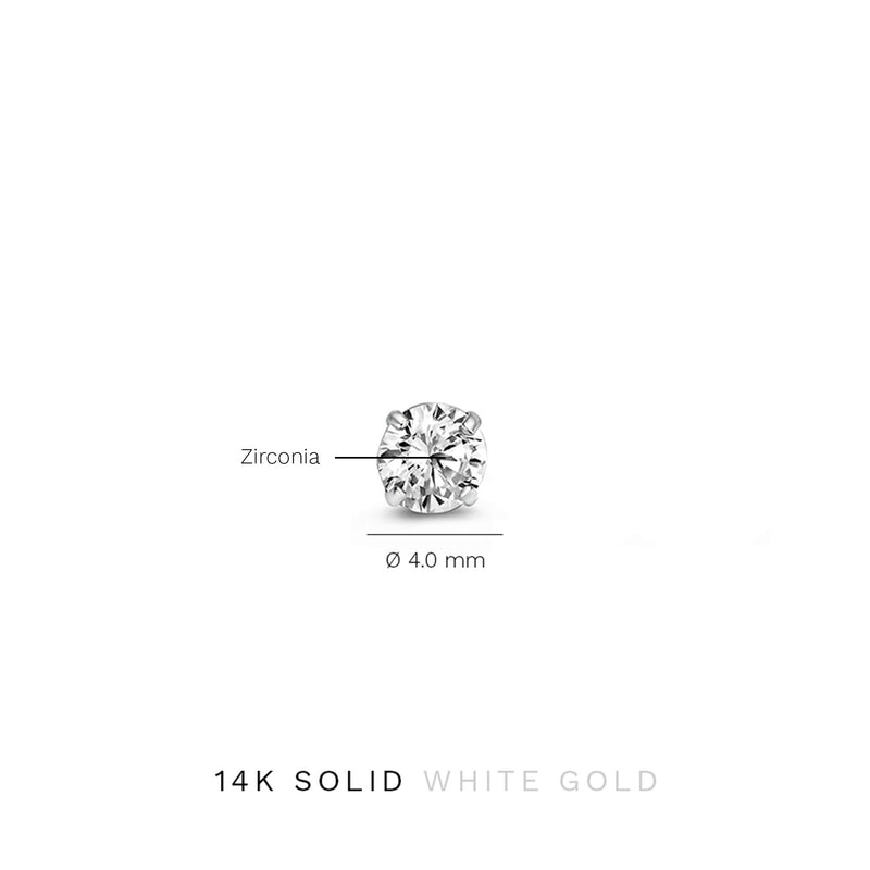 Isabel Bernard Saint Germain Boucles d'oreilles Or blanc 14 carats IB360205-zoom-