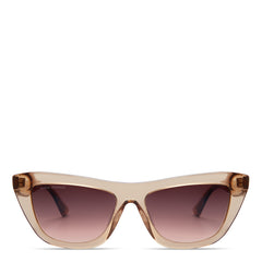 Isabel Bernard La Villette Roselin Transparant Beige Cat Eye Zonnebril IB400006-02-14