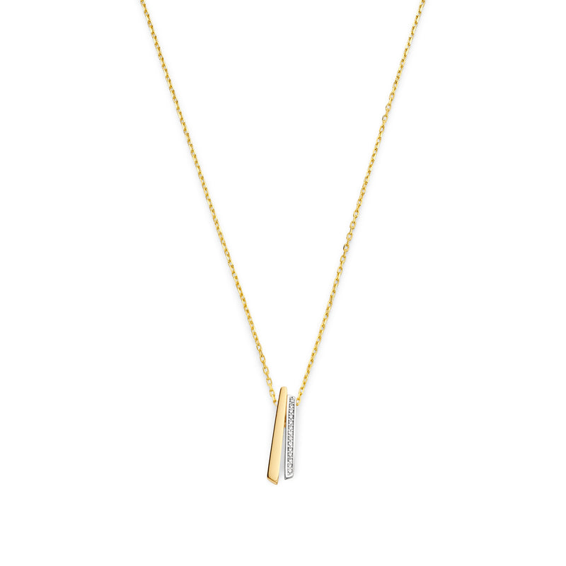 Beloro Jewels Monte Napoleone Femmes Collier Or 9 carats BO340029-zoom-