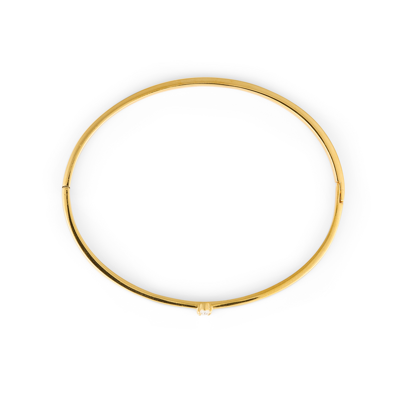 Mockberg Kenza Nisrine Gold-coloured Small Bangle MB1723-zoom-
