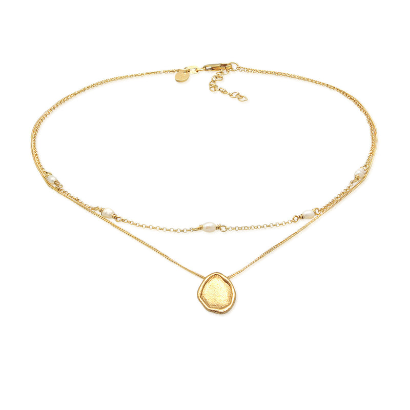 Elli 925 Sterling Silver Layered Choker with Coin 2004-BF-0007940-001-zoom-