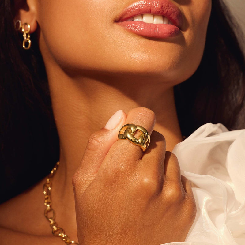 Parte Di Me Bibbiena Poppi Bague Plaqué or 14 carats PDM33069-60-zoom-