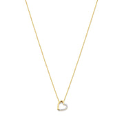Isabel Bernard De la Paix Léna collier en or 14 carats avec diamant 0.03 ct IBD350029