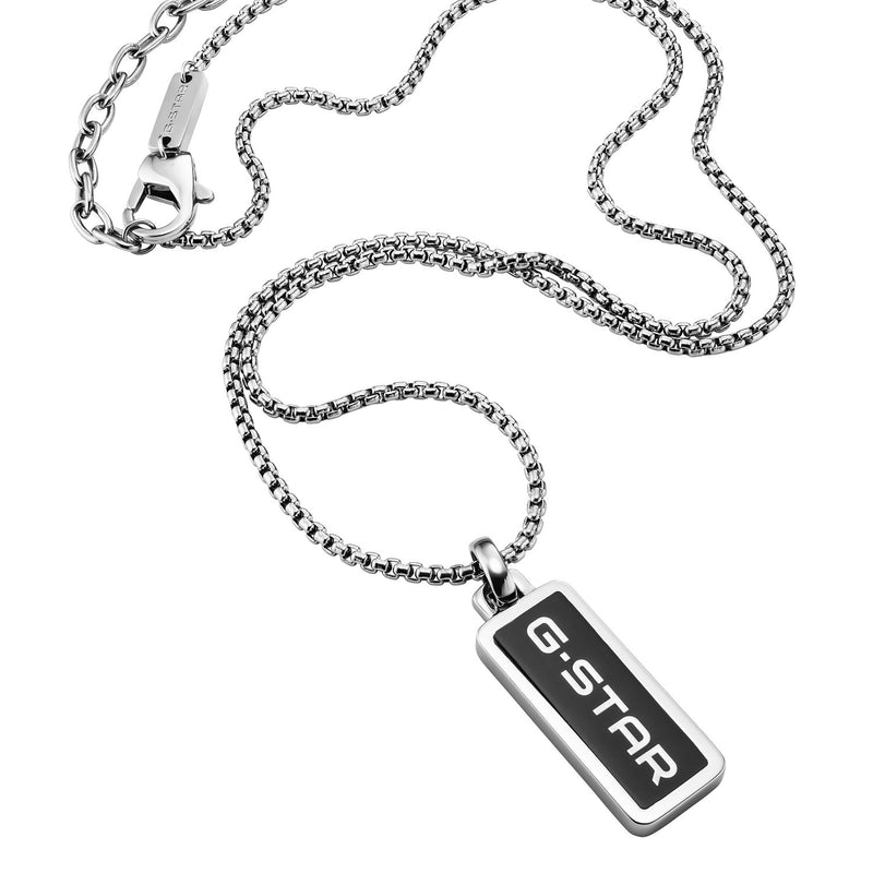 G-Star Floatcore Collier argenté GSJ.100.01-zoom-