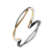 Pandora Essence Jonc Ouvert Entwined Bicolore Plaqué Or 564656C00