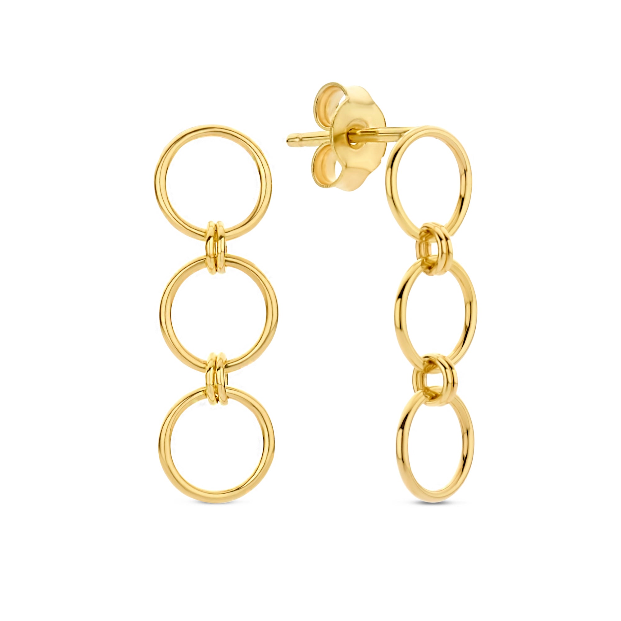 Isabel Bernard 14 Carat Golden Belleville Anna Drop earrings IB360066