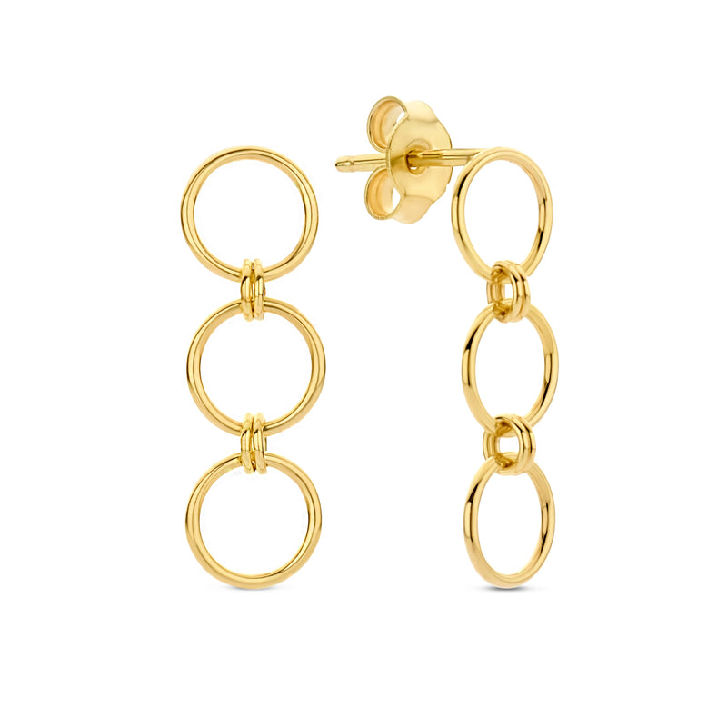 Isabel Bernard Belleville Femmes Boucles d'oreilles Or 14 carats IB360066-zoom-