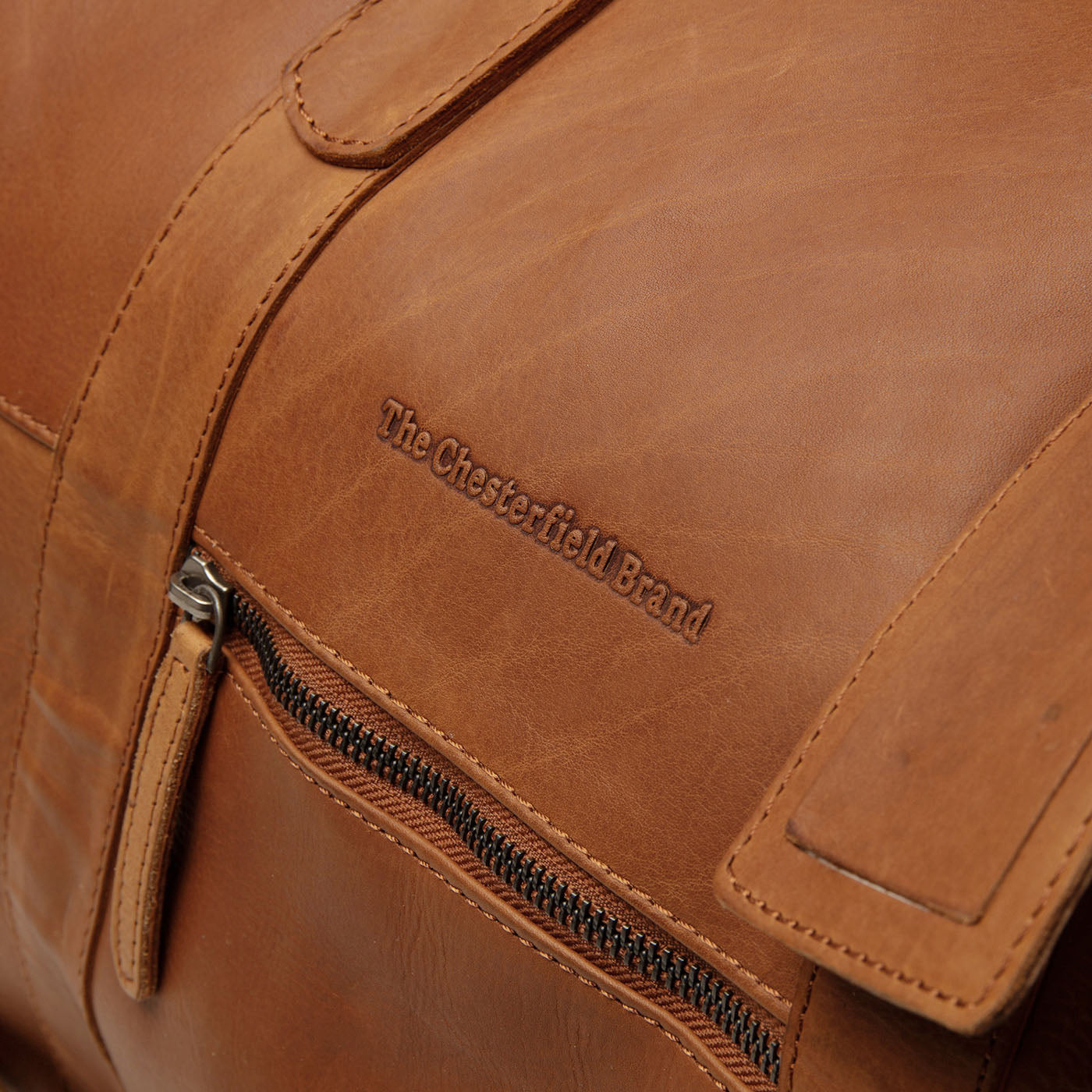 The Chesterfield Brand Portsmouth Cognac Travel Bag C20.001731