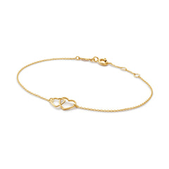 Jackie Gold Connected Love 14 Karat Gold Bracelet JKB25.559