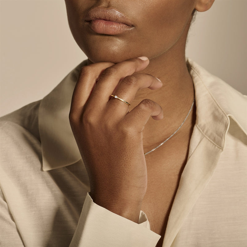 Blush Diamonds Bague Or 14 carats 1620BDI/50-zoom-