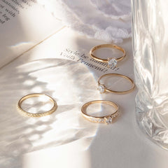 Isabel Bernard 14 Carat Golden Le Marais Abelle Ring IB330001-50 (size: 50)