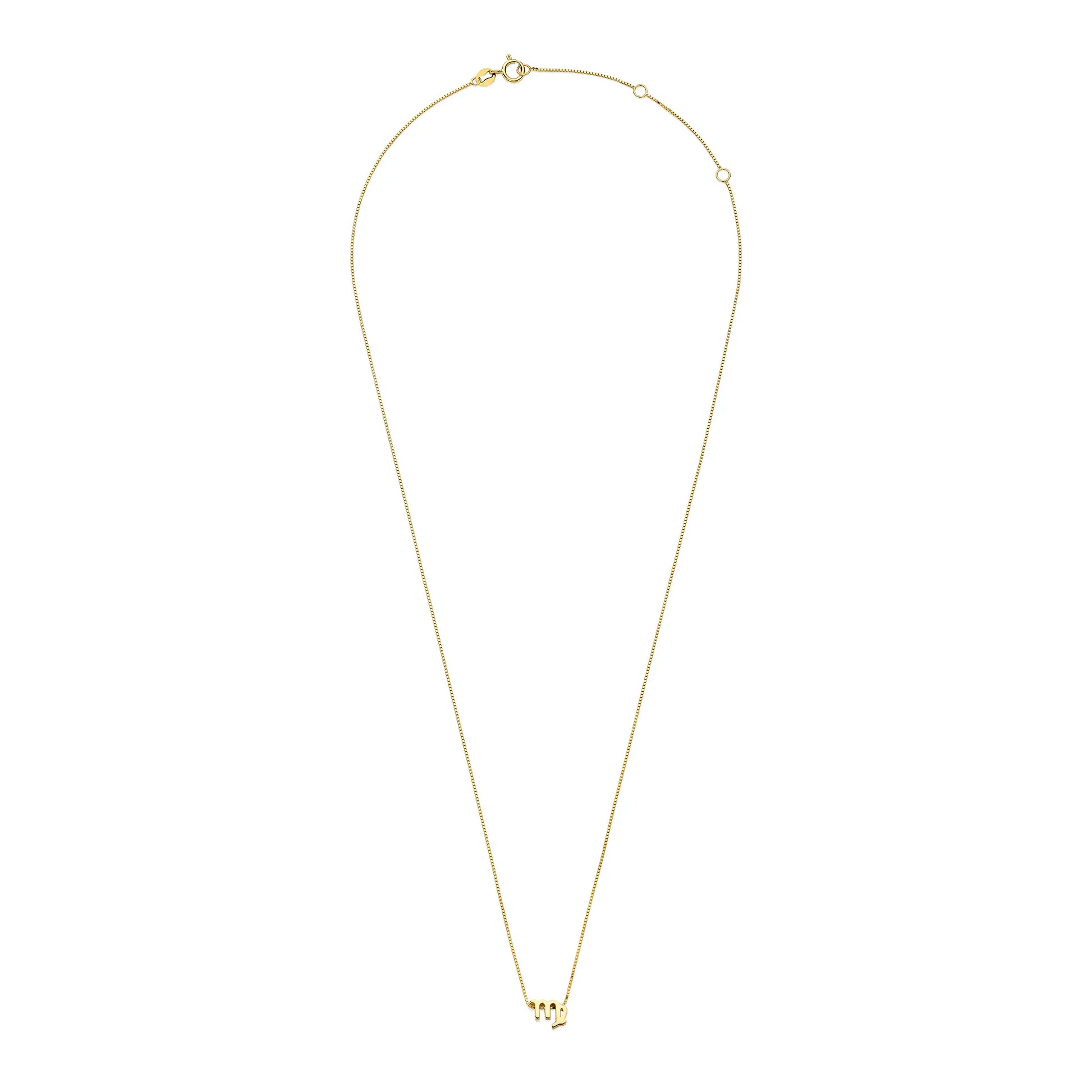 Isabel Bernard Étoiles d’Or Virgo 14 Carat Gold Venetian Necklace With Horoscope IB340183