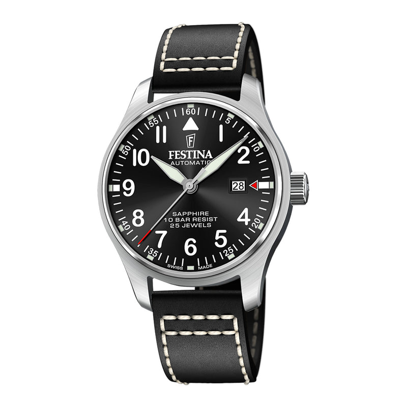 Festina Swiss Made Hommes Montre Noir F20151/4-zoom-