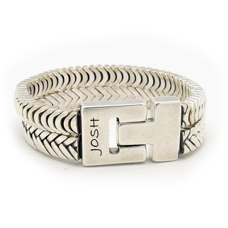 Josh Bracelet Argent 03535-BRA-S/M-zoom-
