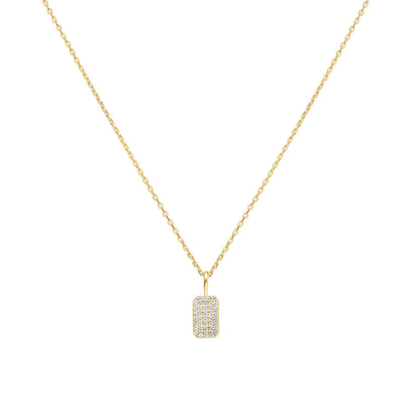 Ania Haie Sunny Sparkler Collier Pendentif Pavé De Couleur Or AH-N064-01G-zoom-