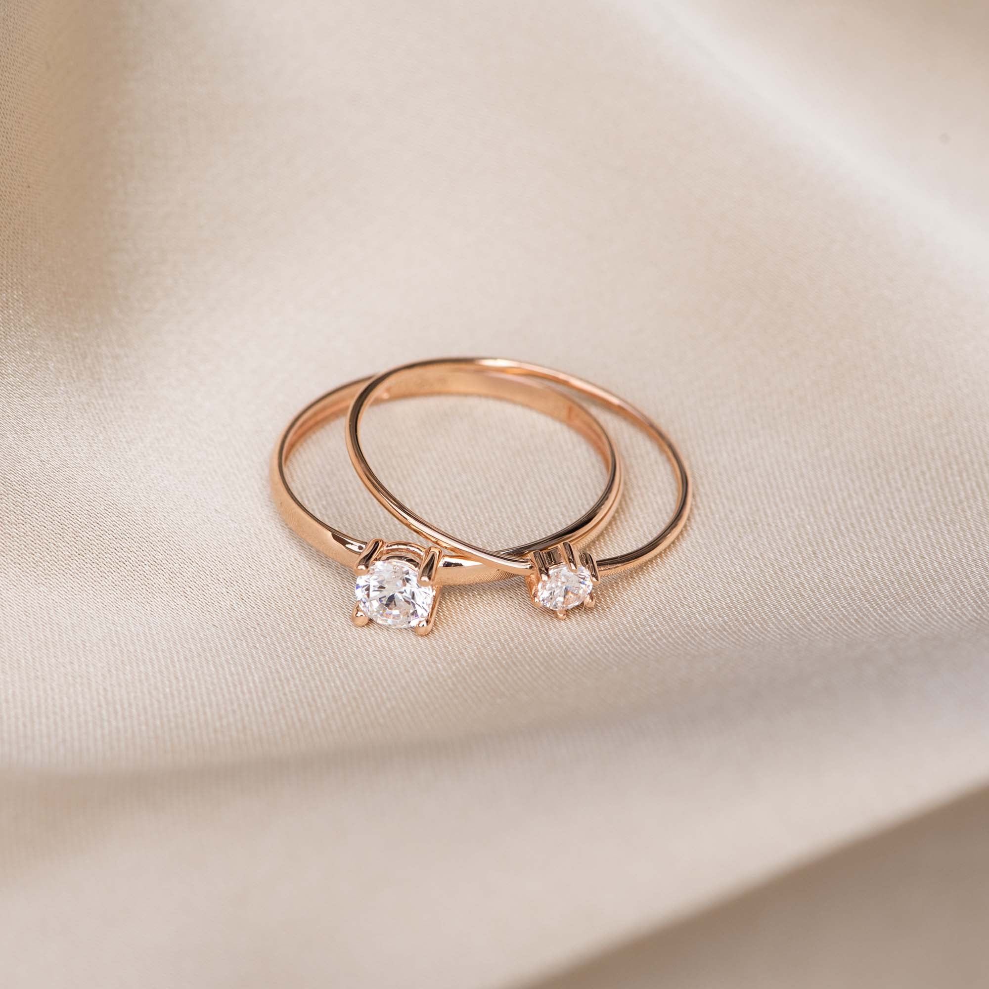 Isabel Bernard La Concorde Abelle 14 Carat RoseGold Ring IB330025-48