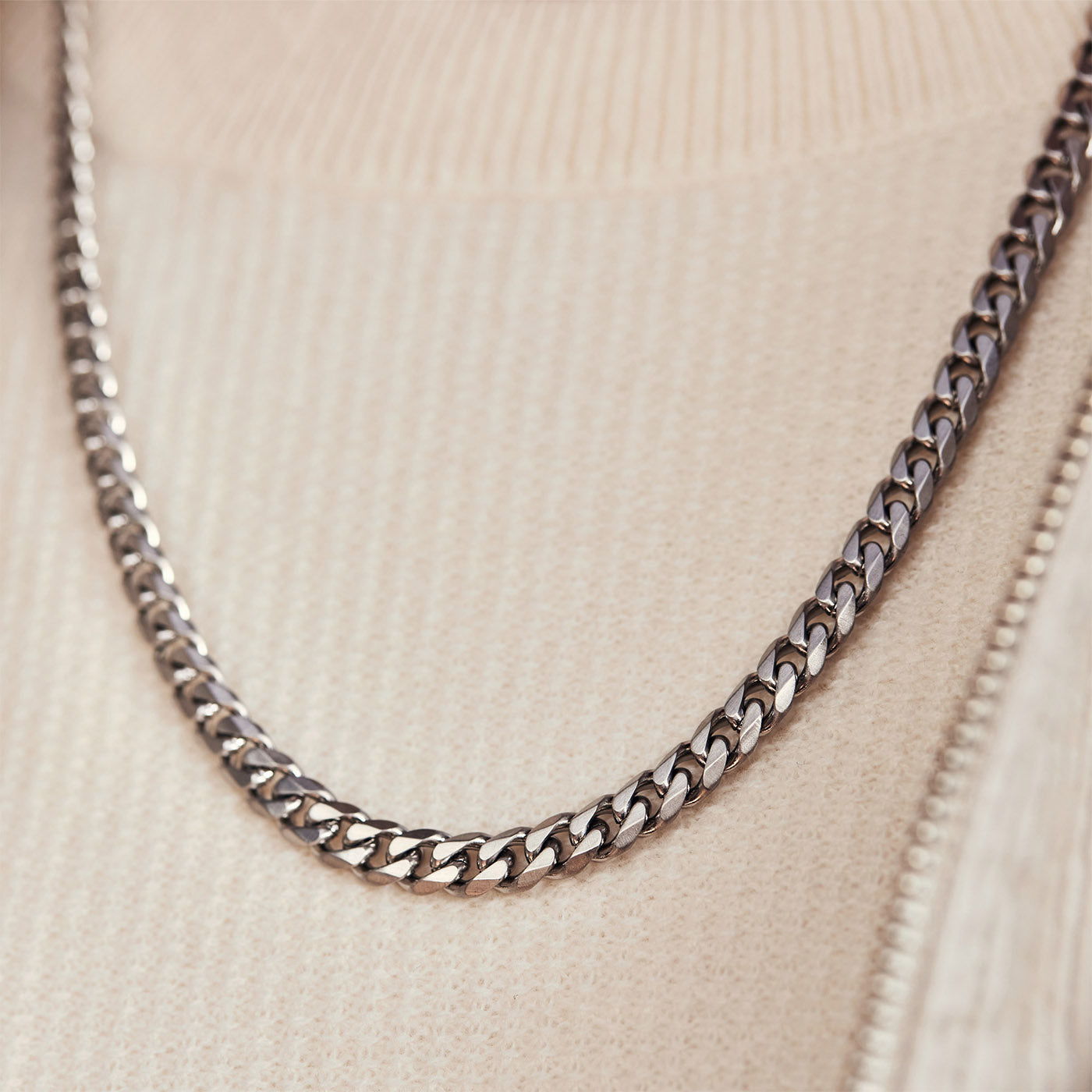 Sem Lewis Battersea Northcote Road Necklace Gunmetal SL380006