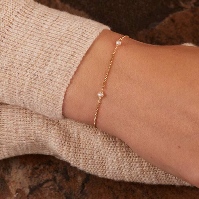 Karma Tiny Pearls Bracelet Or 94126GP-zoom-