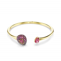 Swarovski Sublima Glam Gold-Tone Bangle with Red Accents 5752896