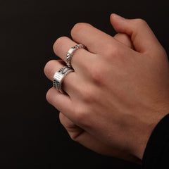 Buddha to Buddha Edwin Small Silver Ring 812 (size 16)