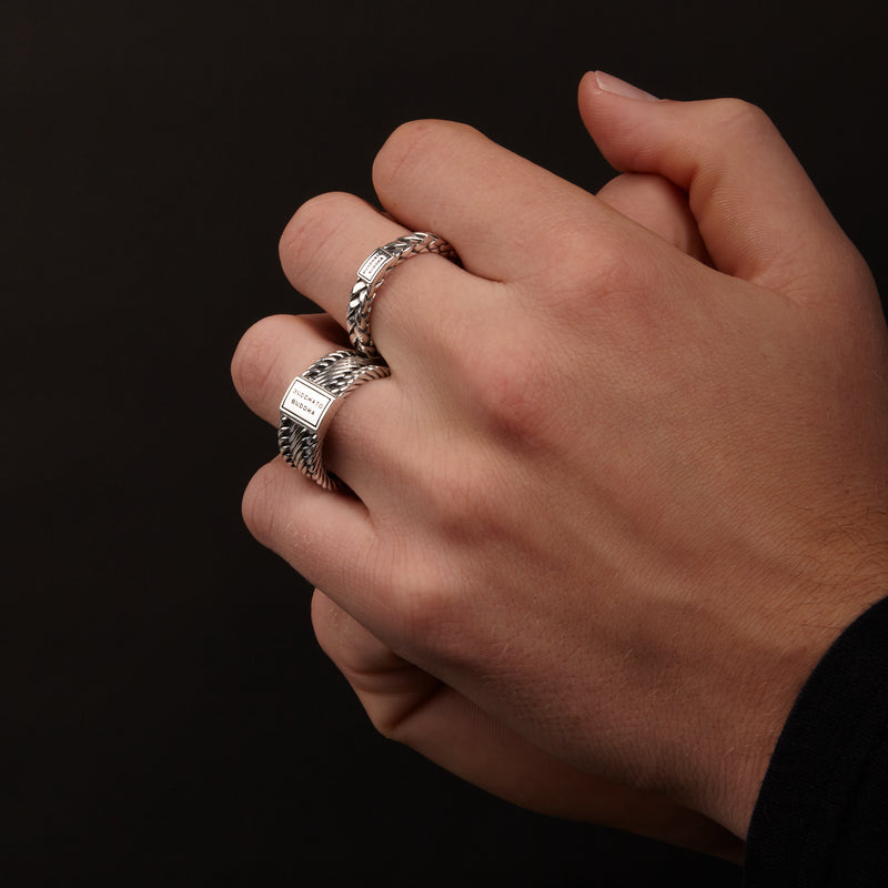 Buddha to Buddha Edwin Unisexe Bague Argent BTB812-16-zoom-