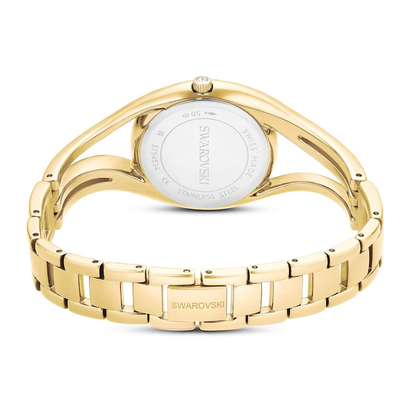 Swarovski Montre Hyperbola couleur or avec cadran blanc 5754534-zoom-