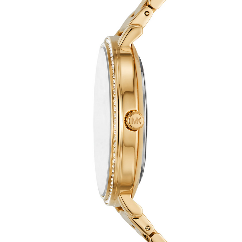 Michael Kors Pyper Montre Femme Dorée Et Noire MK4593-zoom-