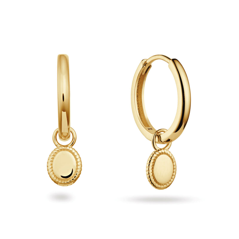 Jackie Gold Amsterdam 14 Karat Gold Earrings JKE25.575-zoom-