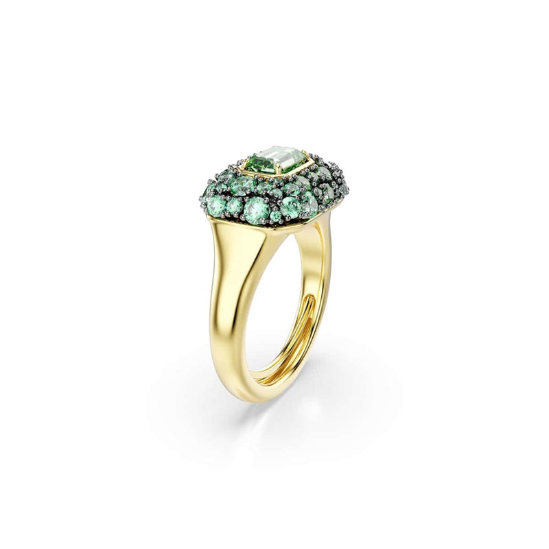 Swarovski Bague Sublima Glam dorée avec cristal rouge 5759920-zoom-