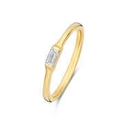 Isabel Bernard De la Paix Bague De la Paix Lucia en or 14 carats avec diamant 0,08 carat IBD330045-50