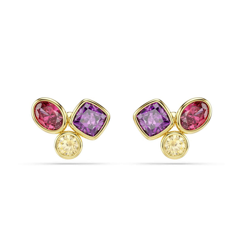 Swarovski Boucles d'oreilles Imber Organic Gold Multicolores 5760019-zoom-