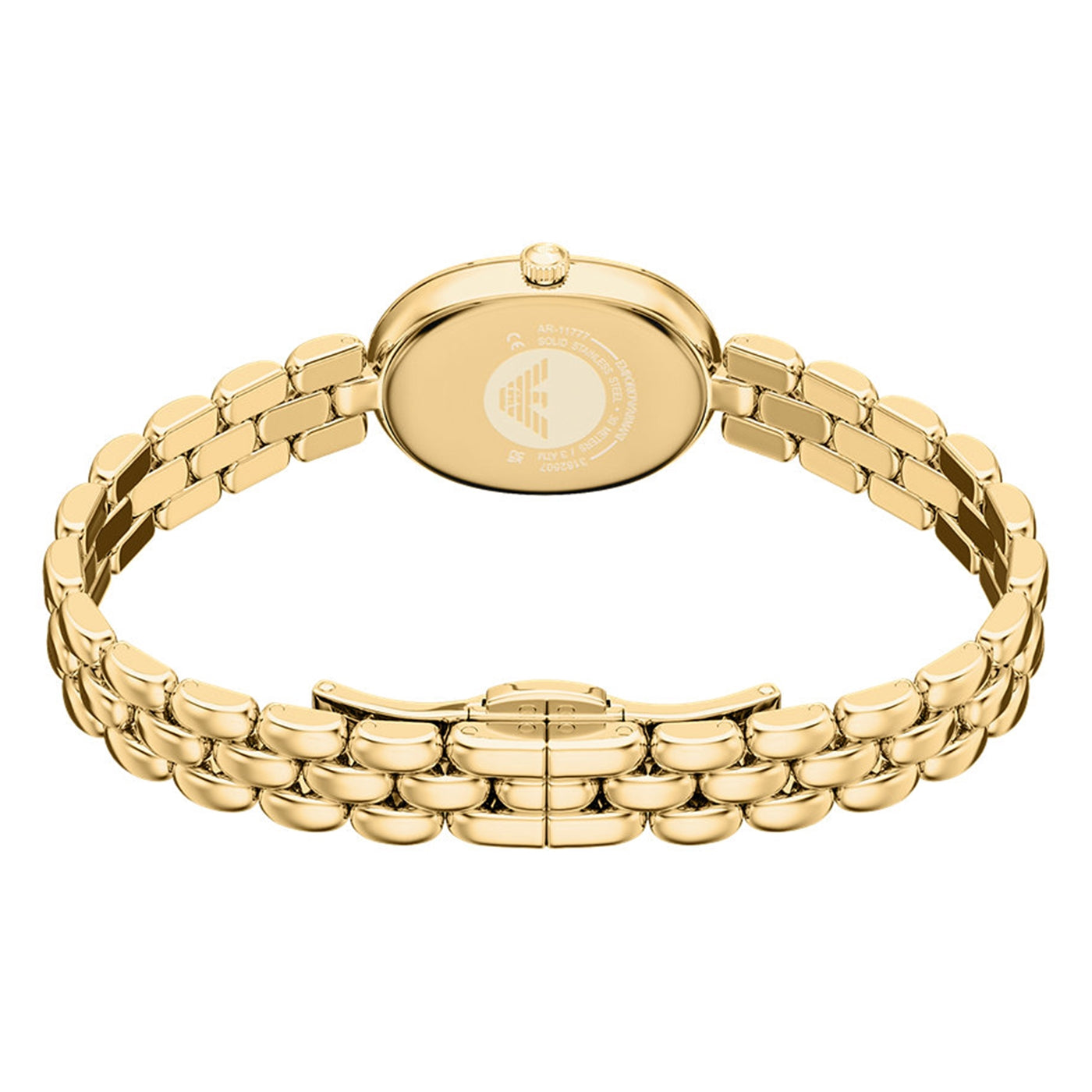 Emporio Armani Oval White Dial Watch AR11777