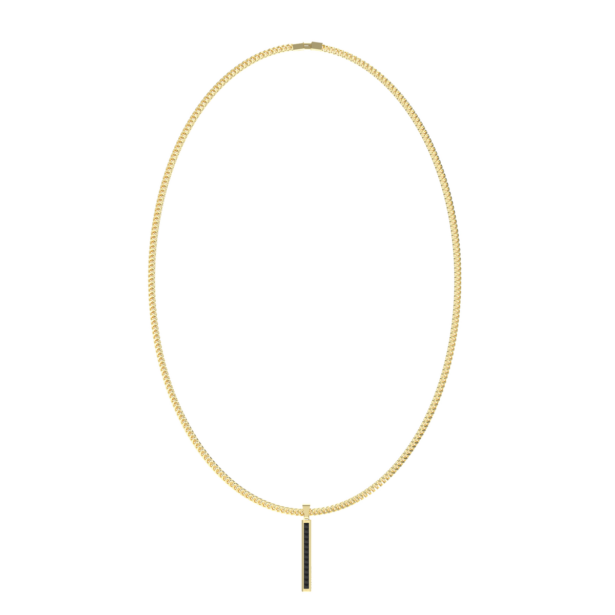 Guess Eclipse Noir Gold Necklace JUMN05098JWYGT-U