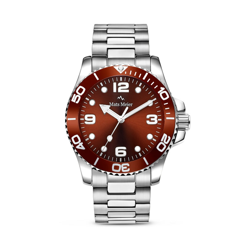 Mats Meier Ponte Dei Salti Hommes Montre Argent MM00526-zoom-