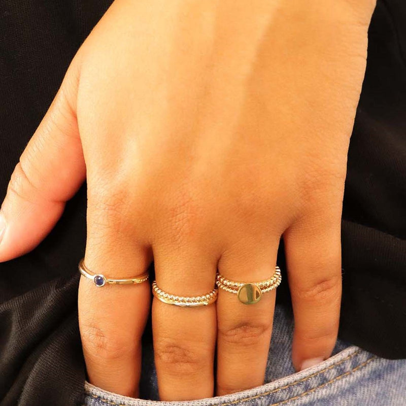 Jackie Gold Bague Or 14 carats JKR22.218.52-zoom-