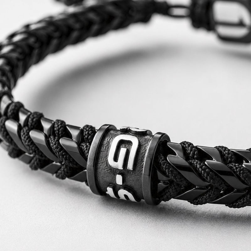 G-Star DualShield Bracelet en nylon noir GSJ.108.02-zoom-