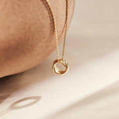 Isabel Bernard Rivoli Méline 14 Carat Golden Necklace IB340150