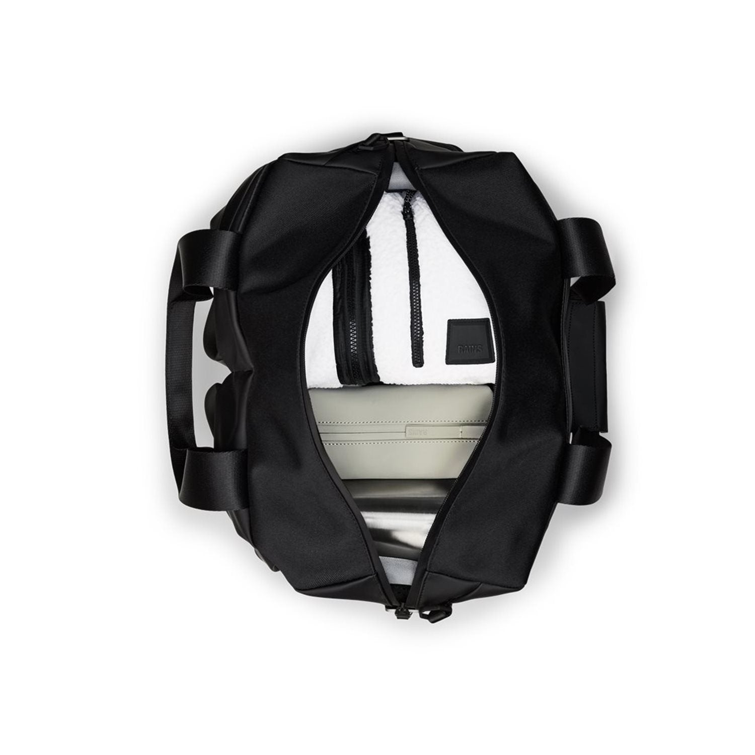 Rains Otaru Small Black Weekend Bag R12970-01